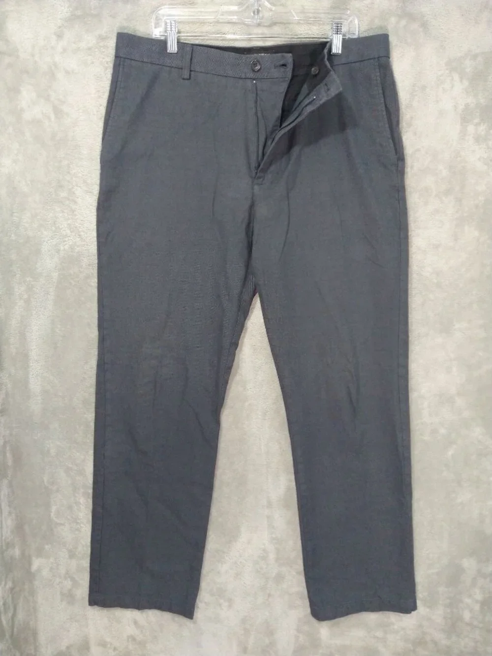 Banana Republic Pants Mens 36x34 Blue Gavin Chino Straight Leg Cotton Preppy